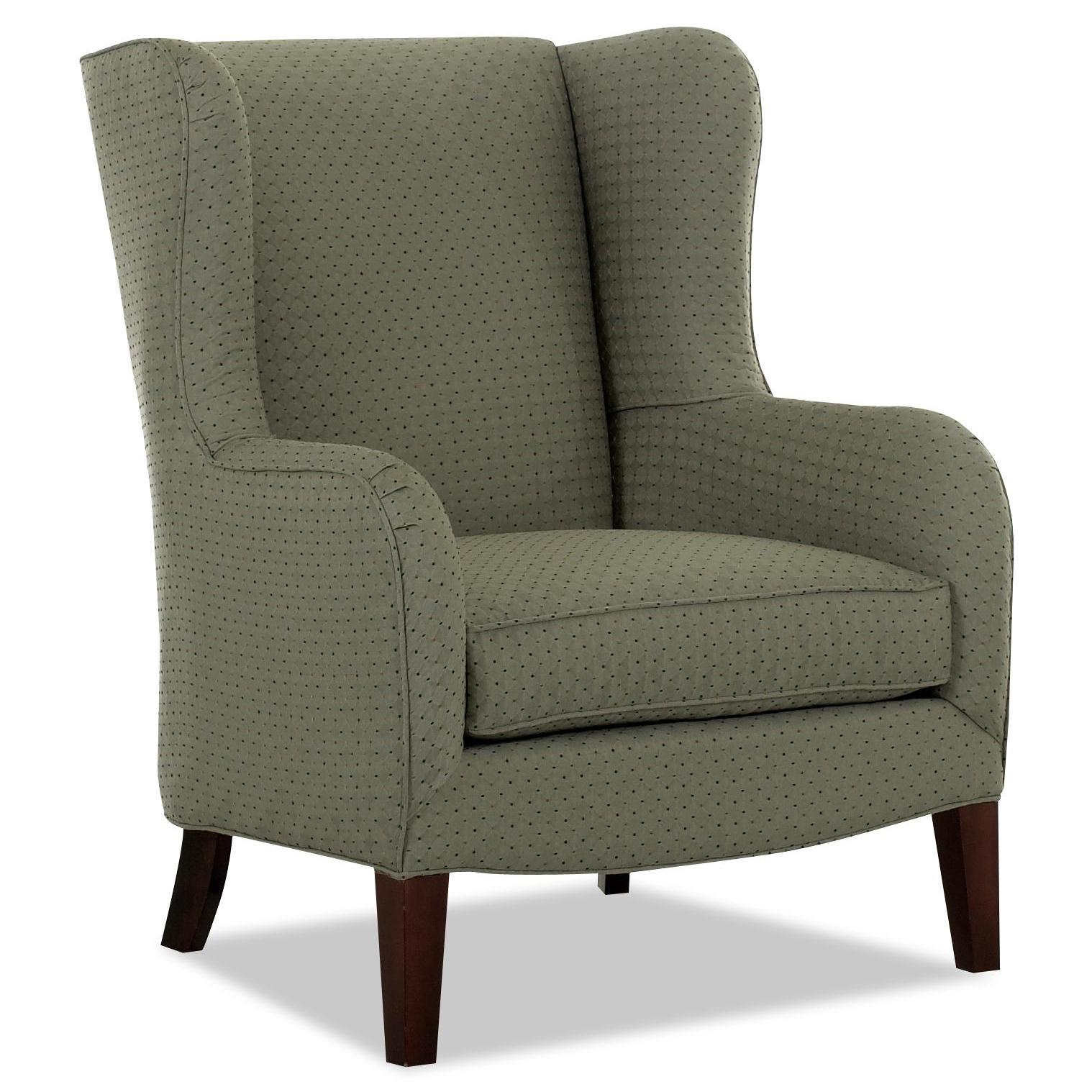 Klaussner Chairs and Accents Polo Accent Wing Chair Johnny Janosik